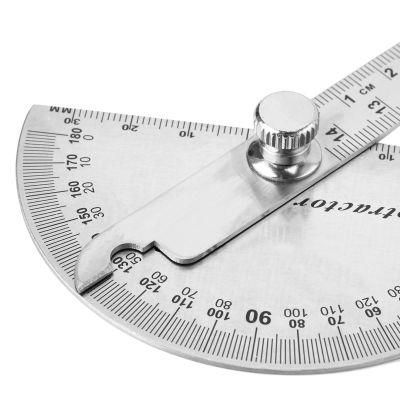 Angle Ruler 180 Degrees Steel Protractor Double Arm 250mm