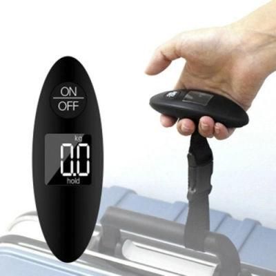 40kg/100g LCD Digital Electronic Luggage Scale Portable Suitcase Scale Handled Travel Bag Weighting Fish Hook Hanging Scale