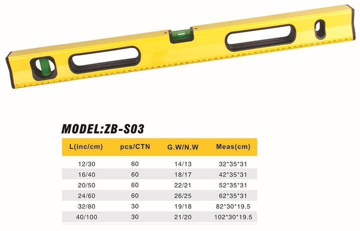 Aluminium Magnetic Spirit Leveling Rod