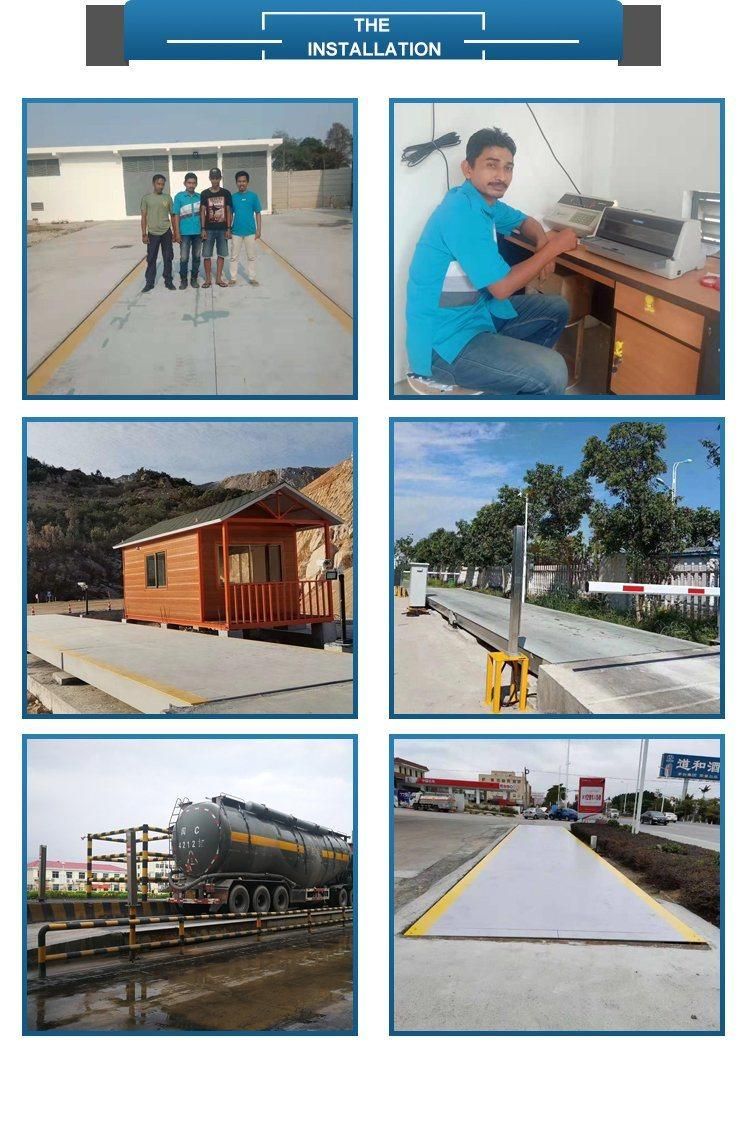 100 Ton 3m by 20m Truck Scale Weighbridge Manufacturers