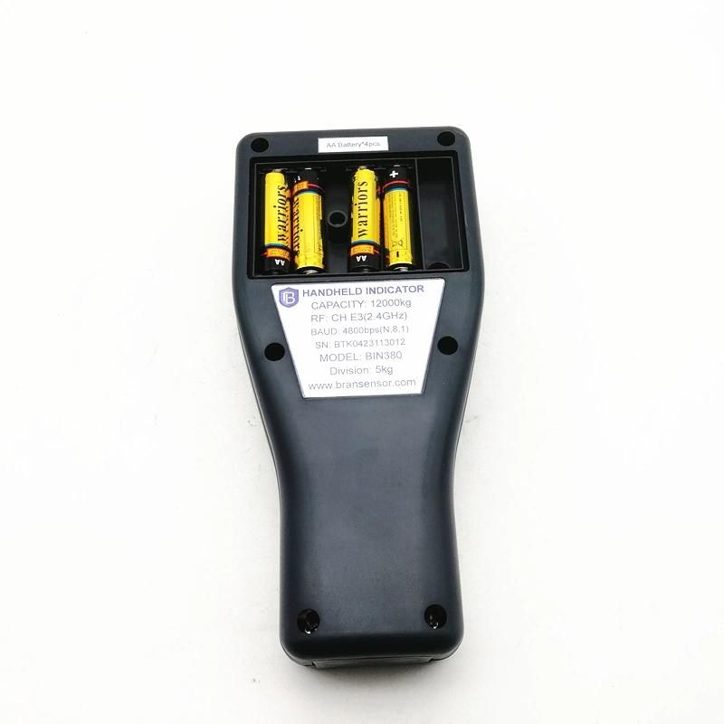 5-Digital LED Display Portable Wireless Handheld Indicators Powered by 4PCS AA Size Alkaline Batteries (BIN380)