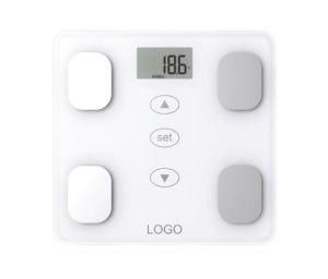 Personal Digital Electronic Glass Body Fat Scale with S. S. Plate and Full Plastic Base