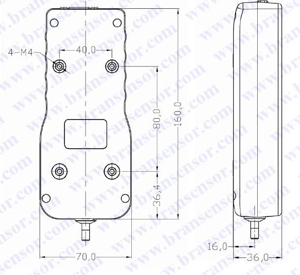 Plastic Handheld Um Alloy Housing Quantitative Hopper Wireless Weighing Indicator (BIN106)