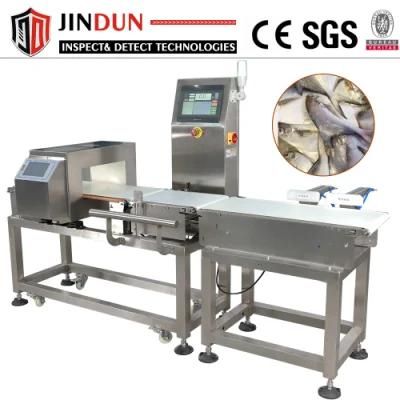 Food Industry Conveyor Belt Metal Detector Combined Checkweigher
