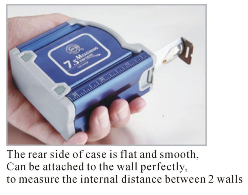 OEM Stinless Case 3m 5m 7.5m Measuring Tool Steel Measure Tape with Logo