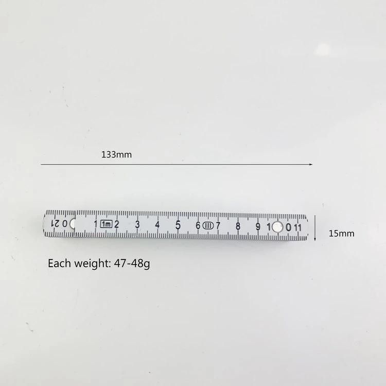 2 Meters 10 Folds Birch Folding Meter Ruler