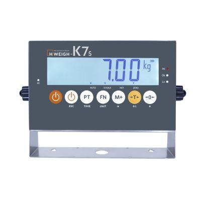 K7s IP65 Stainless Steel Washdown Weighing Indicator for Platform Scale
