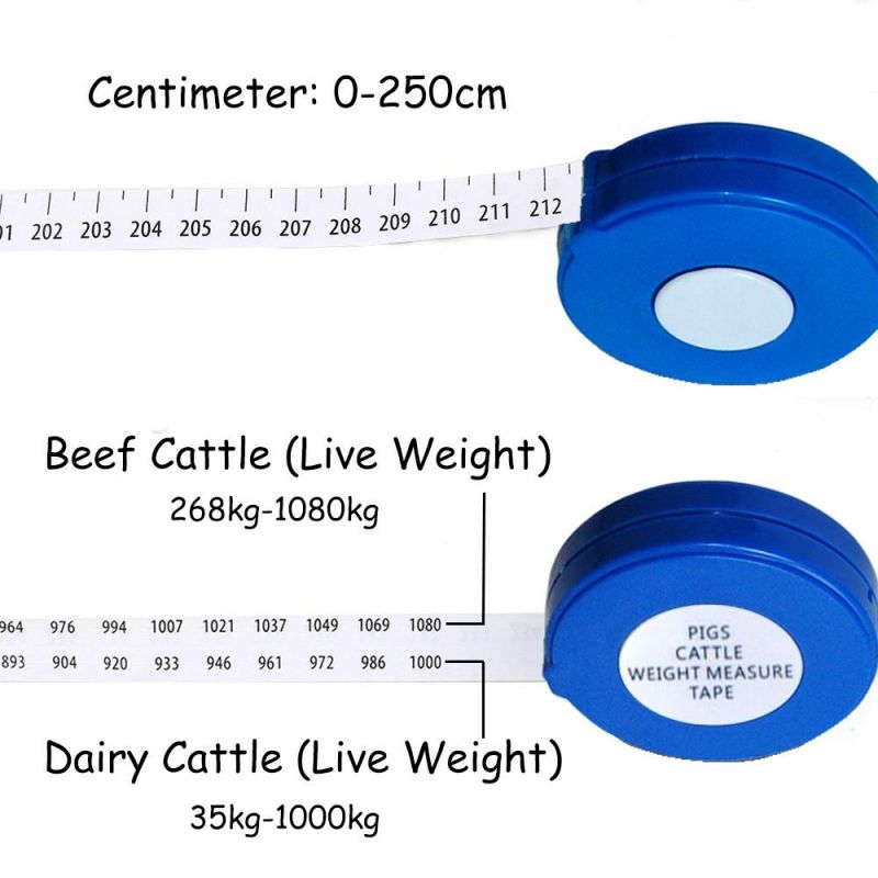 Custom Animal Weight ABS Case Fabric Measuring Tape (WT-010)