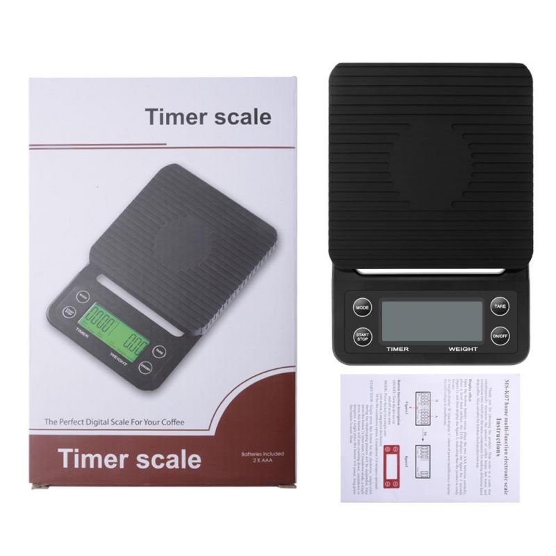 Electronic Balance Kitchen Coffee Timing Scales