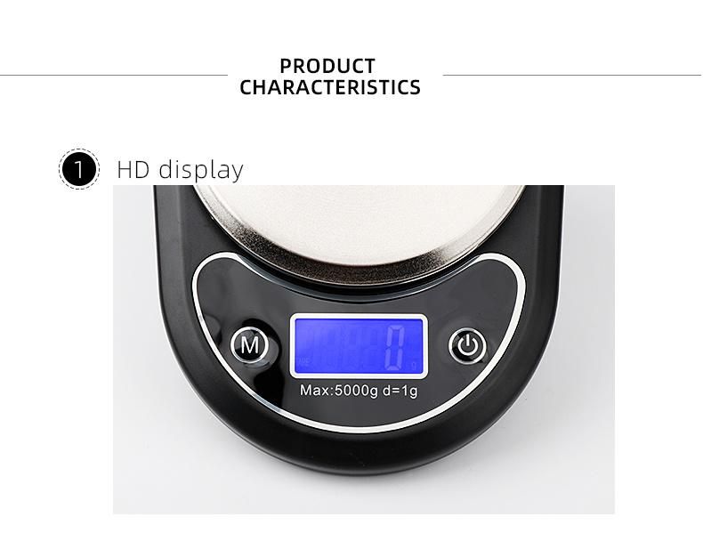 5kg New Design Electronic Balance Digital Kitchen Weighing Scale