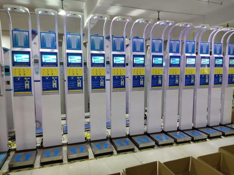 500kg Pharmacy Electronic Weight and Height Machine with Touch Screen