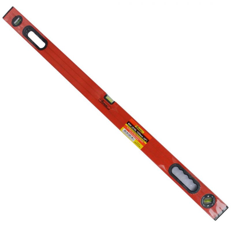 48" Heavy Duty Aluminum Box Level Spirit Level with Magnifier