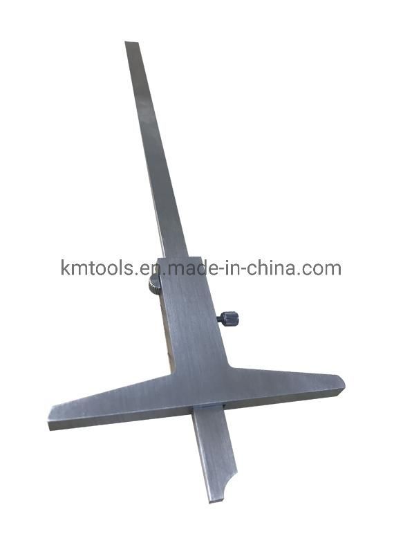 0-200mm Stainless Steel Depth Vernier Caliper Gauge