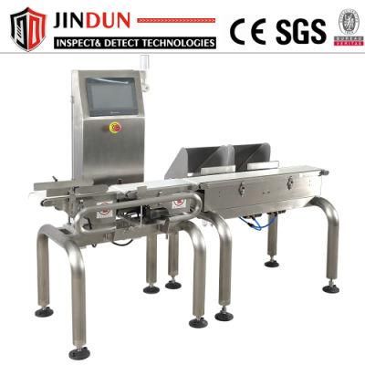 Food Packaging Automatic Belt Conveyor Weighing Scales Check Weigher Machine