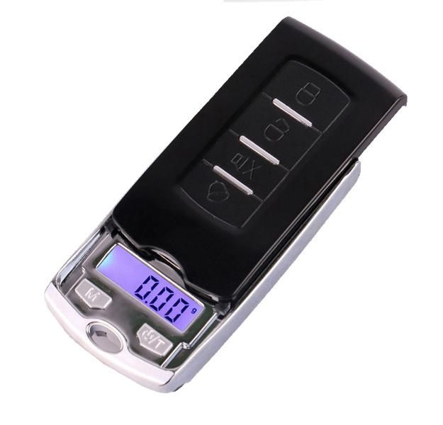100g/0.01g LCD Display Digital Keychain Design Pocket Jewelry ABS Plastic Digital Weight Scale