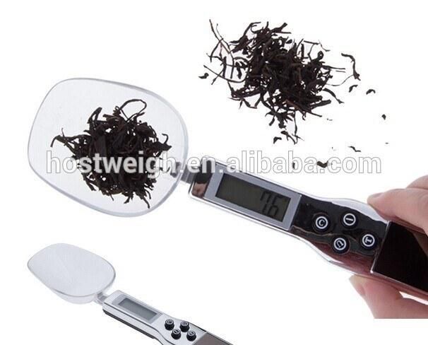 Solar Powered Spoon Scale 500g 0.1g High Quality Digital Measuring Kitchen Digital Spoon Scale