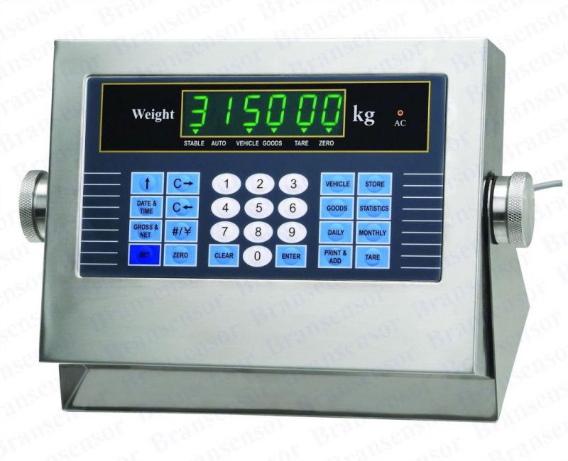 Load Cell Platform Floor Scale Indicator with Reporter (BX315A6GB-SS)
