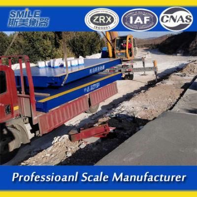 80t 3*16m Simei Series Industrial Platform Truck Scale Weighing Bridge
