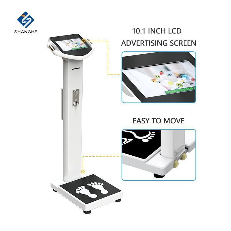 Body Fat Scale Fat Analyzer Machine with Advertising Screen