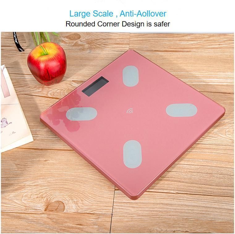 180kg Body Scales for Health with Tempered Glass Digital Display