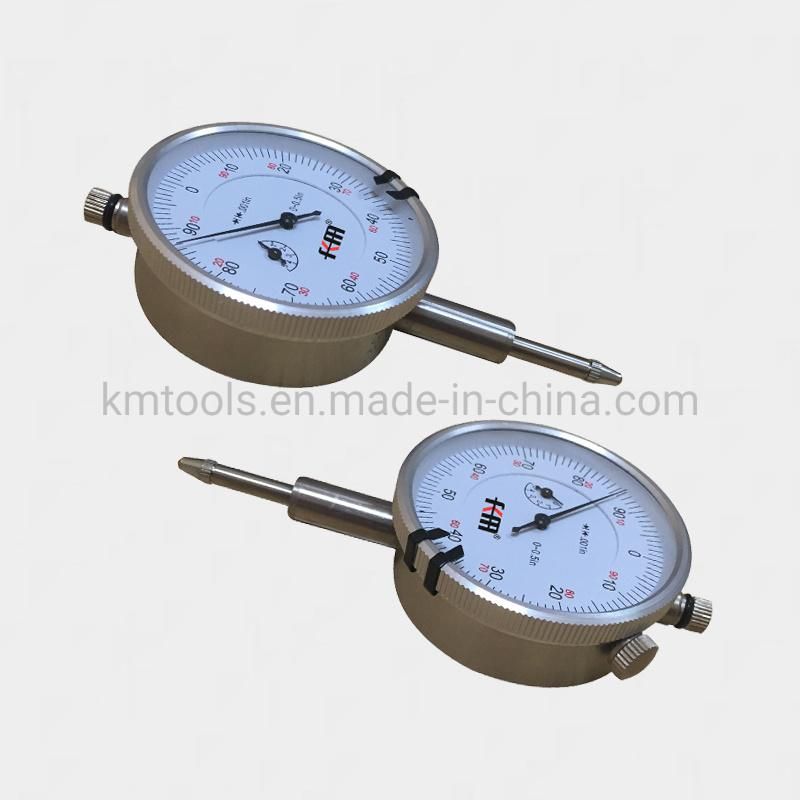 Steel Ring Dial Test Gauge Measuring Tools 0-5" Dial Indicator