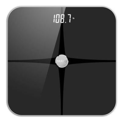 LED Display Bluetooth Body Fat Scale with Smart APP
