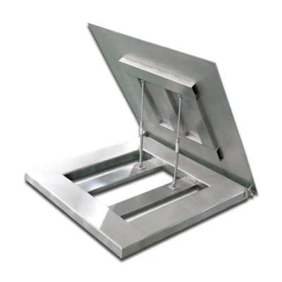 Acces Hinged to Close Open Lift Deck Floor Scale 1.2m*1.2m Stainless Steel 1500kg Platform Type Weighing Scales