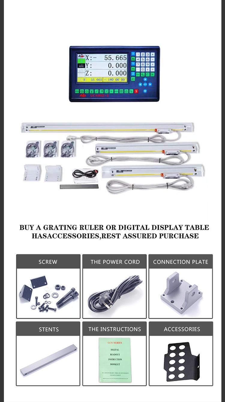 Digital Readout 3 Axis Linear Scale Dro for Lathe Machine