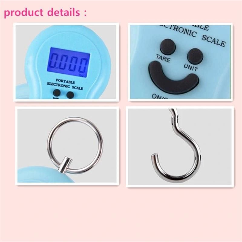 Weight Balance 0.01g * 40kg Pocket Electronic Digital Scale Hanging Luggage Weight Balance Steelyard Kitchen Tools Ca