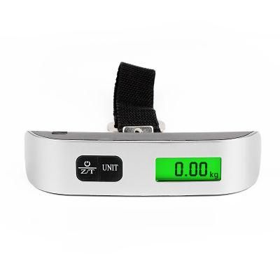 50kg Green Backlight LCD Electronic Hanging Scales Digital Luggage Weighing Scale