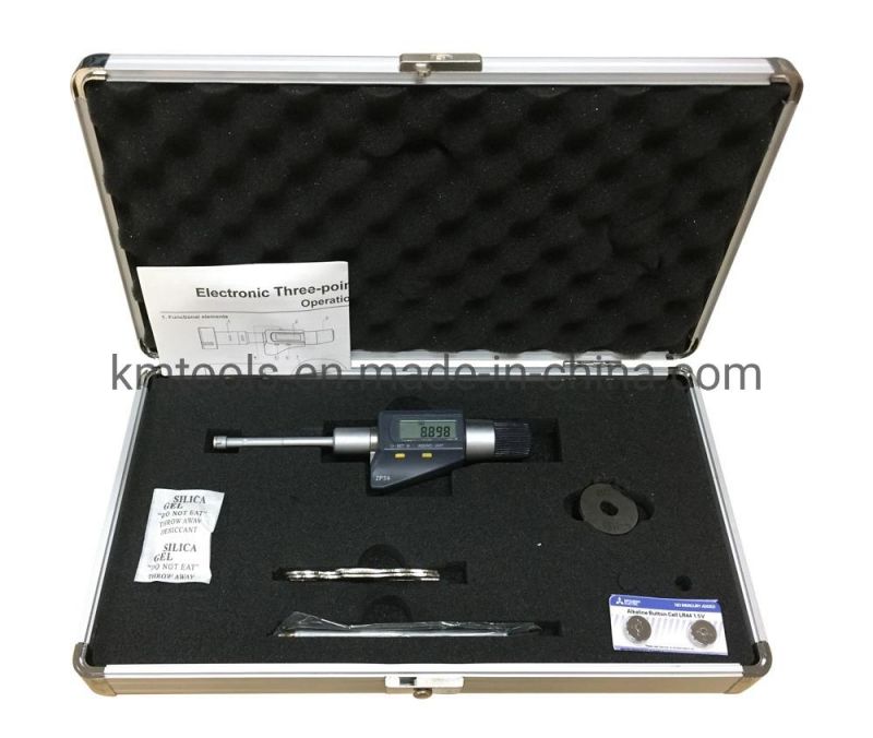 8-10mm Electronic Digital Three Point Internal Micrometer with IP54 Protection Degree