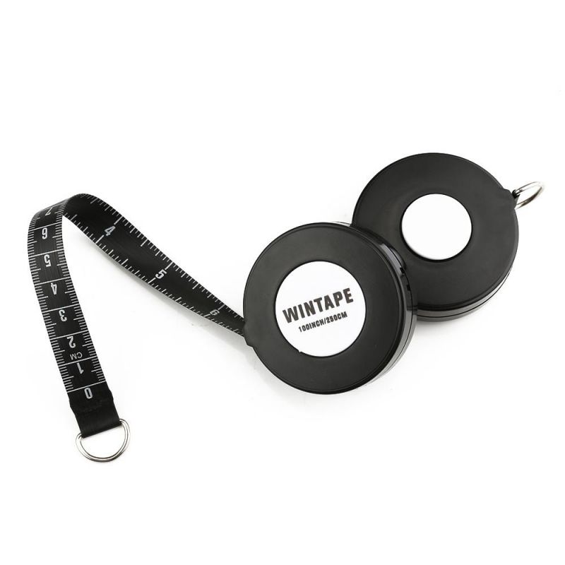 Logo Design 2.5m Round Retractable Waterproof Plastic Tape Measure