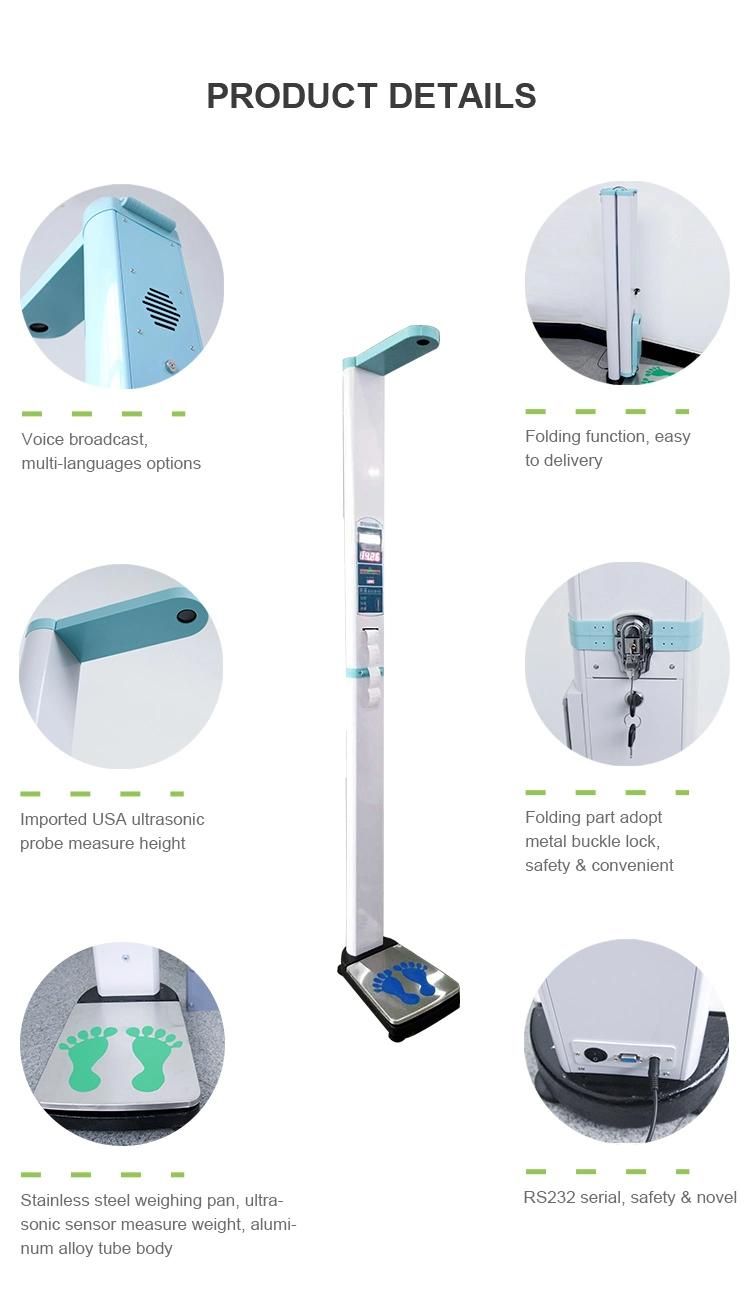 Medical Height Weight Machine with Printer