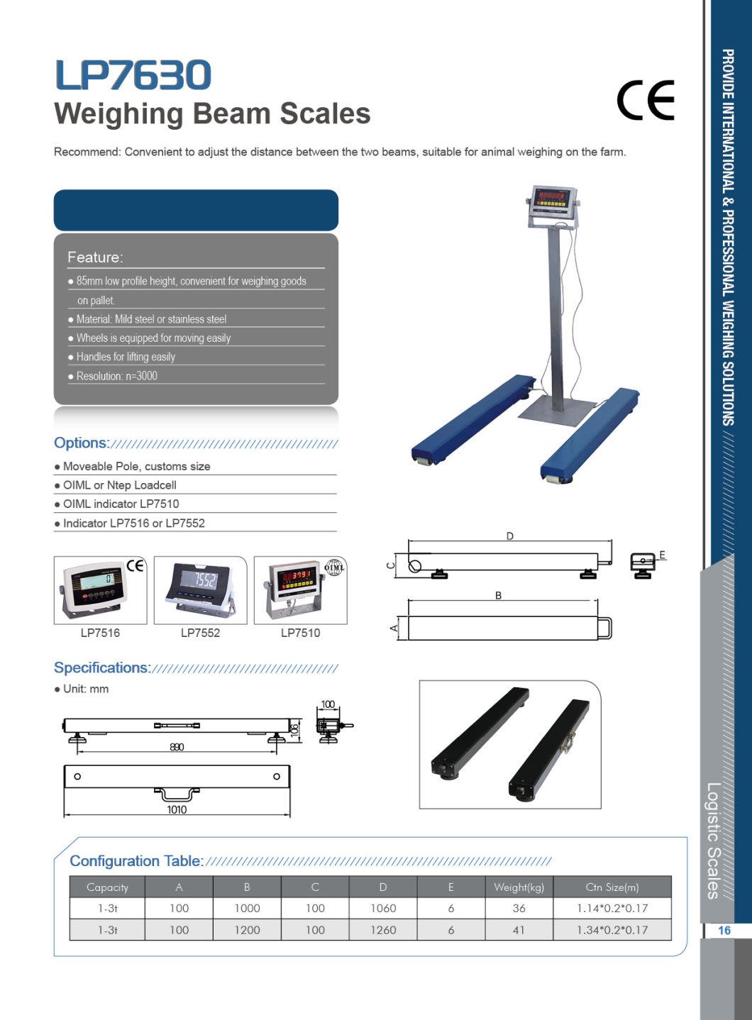 Mild Steel Portable Weighing Beam Bar Scale