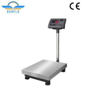 Digital Electronic LED/LCD Display Type and Carbon Steel and Checkered Platform Material Floor Balance Scale