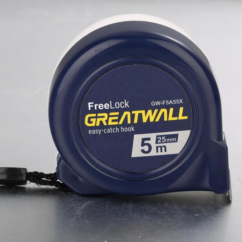 Promotional Two Color ABS Case Tape Measure 3m/5m/7.5m Free Stop Cheap Measuring Tape