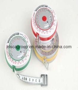 High Quality Fitness Promotional Round Shape BMI Tape Measure