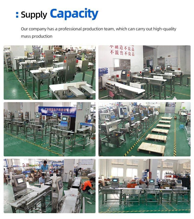 Factory Price Conveyor Belts Check Weigher Weight Checking Machine