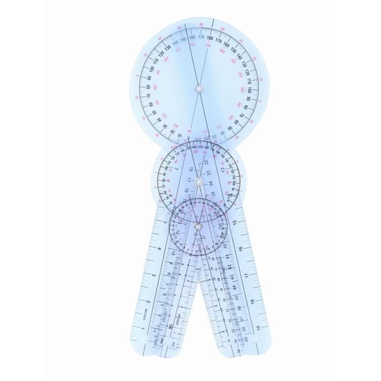 Plastic 6 Inch Midical Goniometer