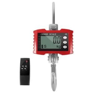 Heavy&#160; Industrial Hanging Scale&#160; Load 1000kg Red Scale LCD Display with Remote for Farm Factory