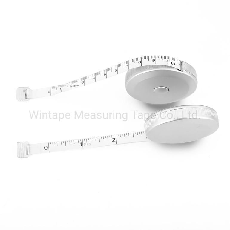 1.5m Silver Color Round Shape Tape Measure