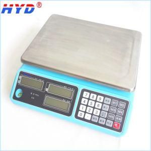 Haiyida Dual Power Digital Balance with LCD Display Screen