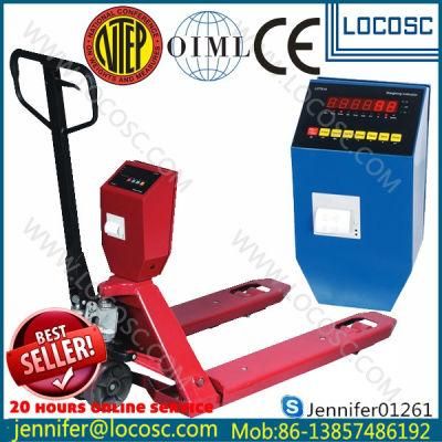 Electronic Digital Heavy Duty Hand Pallet Truck with Scale
