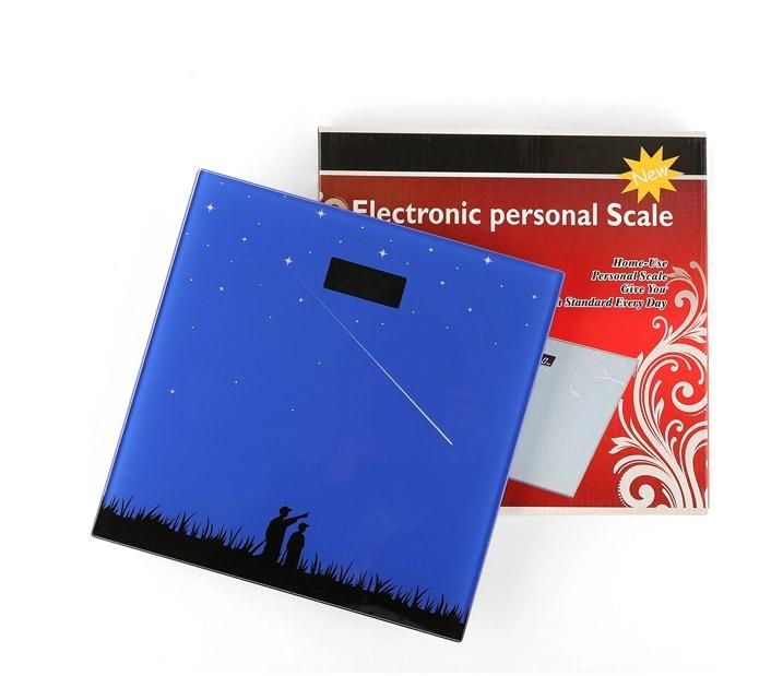 6mm Tempered Glass 180kg Weight Electronic Body Weighing Digital Bathroom Scale