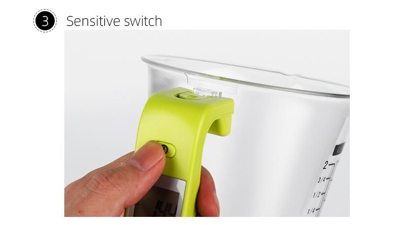Kitchen Plastic Measuring Cup Digital Measuring Cup for Cooking