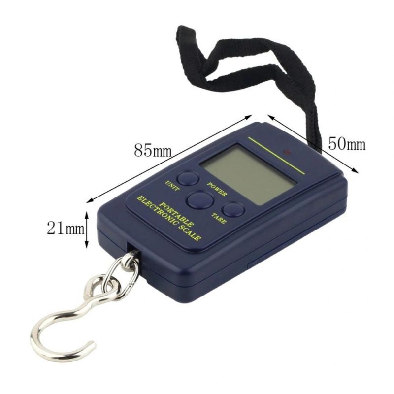 40kg 10g Mini Steelyard Stainless Steel Portable High Precision Hanging Luggage Weighing Electronic Scale