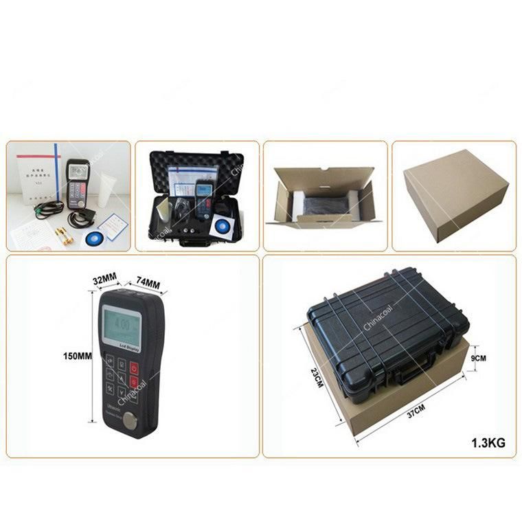 High Efficiency Smart Metal Digital Coating Ultrasonicthickness Gauge