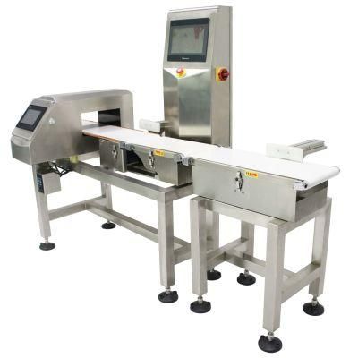Food Industrial Combined Metal Detector and Check Weigher
