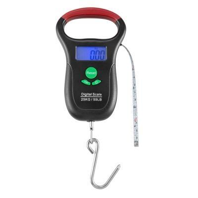 25/50 Kg Travel Use Digital Hanging Scale with 1 Meter Tape
