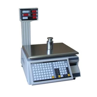 Supermarket Electronic Digital Barcode Weighing Pricing Scale